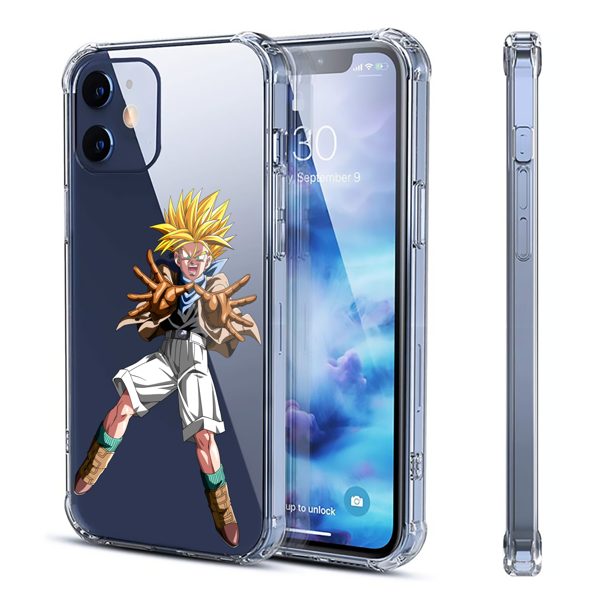 （画像用） ドラゴンボール DRAGON BALL 【iPhone 12シリーズ対応】透明スマホケース（クリアソフトケース）